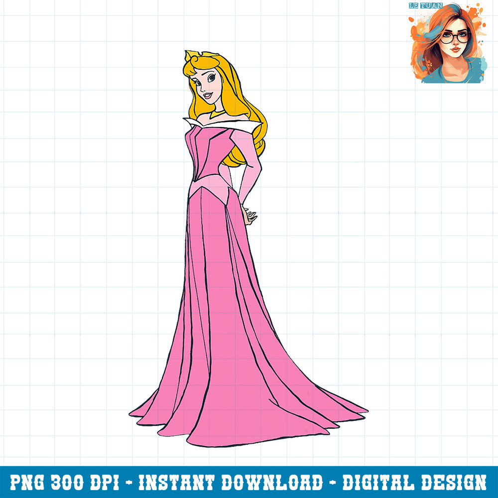 Disney Sleeping Beauty Princess Aurora Classic PNG Download PNG Download.jpg