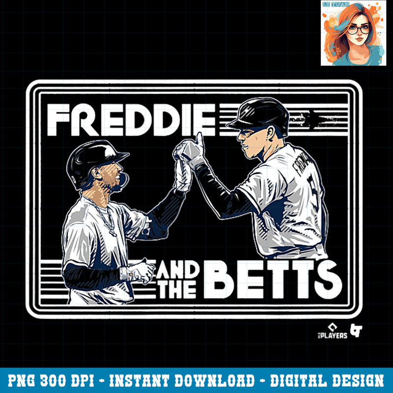 Freeman&Mookie Freddie & the Betts Los Angeles Baseball PNG Download.pngFreeman&Mookie Freddie & the Betts Los Angeles Baseball PNG Download.jpg