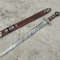 Damascus Steel Viking For Christmas Gift Handmade King Ragnar Lothbrok Sword Wedding Gifts Groomsme 3