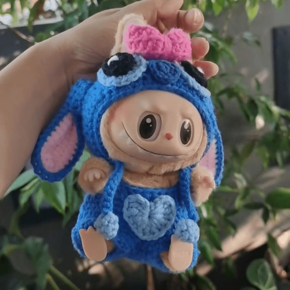 Stitch Amigurumi Labubu Crochet Pattern  Crochet Labubu Pattern  Labubu Doll Crochet  Labubu Croche 6