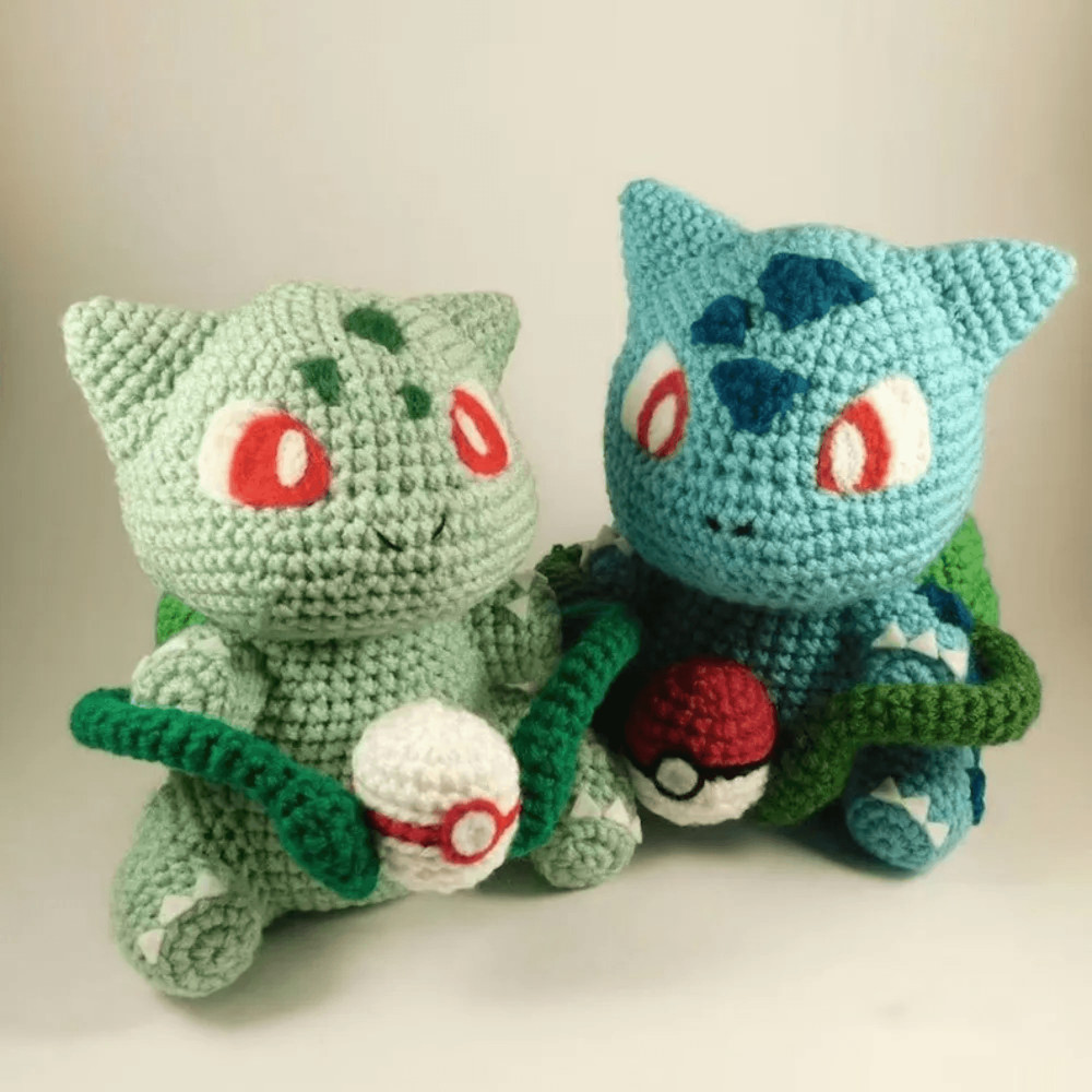 24in1 Pokemon Crochet PDF Pattern Bundle Pikachu Charmander Squirtle Bulbasaur Instant Download 3