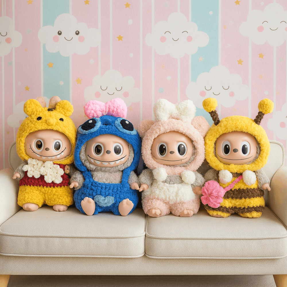 4 In 1 Bear Winnie Pooh Piglet Donkey And Tigger Crochet Pattern Teddy Tiger Toy Amigurumi Toys Pig 1