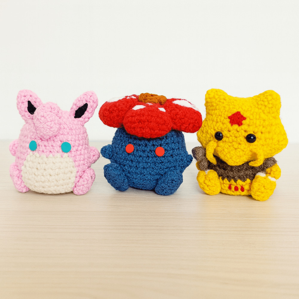 62 In 1 Mini Pokemon Crochet PDF Pikachu Charmander Squirtle Bulbasaur More Instant Digital Dow 7
