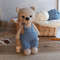 CROCHET BEAR PATTERN Amigurumi Cute Bear Pattern Crochet Tutorial Teddy Bear In Overalls Crochet Pa 0