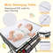 Baby Storage Foldable Diaper Changing Table, Portable & Space-Saving