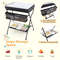 Baby Storage Foldable Diaper Changing Table, Portable & Space-Saving