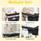 Portable Adjustable Height Newborn Nursery Organizer with Wheels, Multi-Functional Baby Changing Table