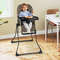 Easy Clean Compact Highchair With Removable Adjustable Tray And PU Seat Cushion Foldable Portable B 1
