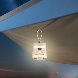 portable outdoor waterproof camping lantern speaker with 3 led light colors