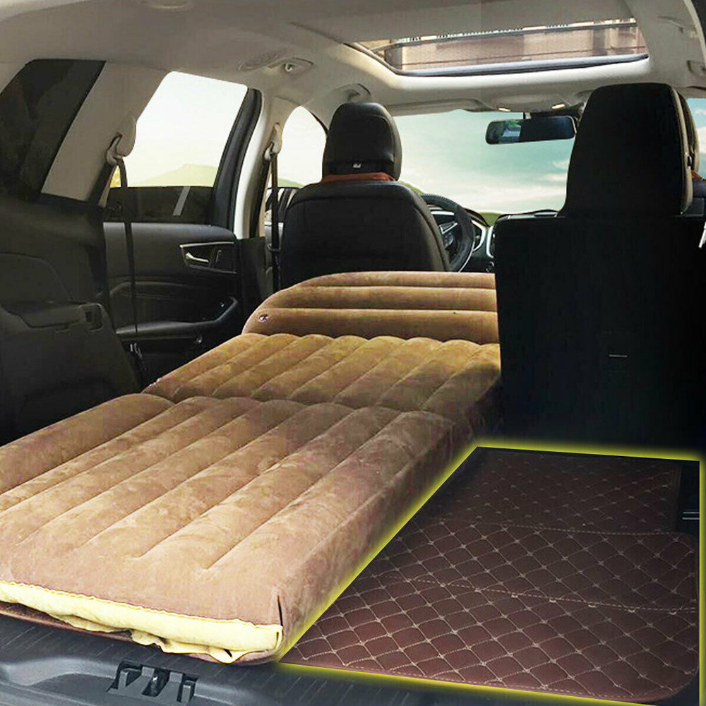 ComfortMax Inflatable SUV Air Backseat Mattress Travel Pad with Pump for Camping & Road Trips