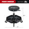 330 LBS Capacity Pneumatic Rolling Mechanic Stool with Padded Seat, Heavy-Duty Adjustable Garage Workshop Seat