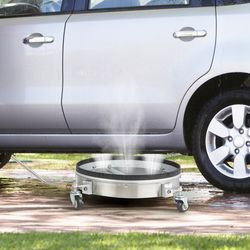 4000psi pressure washer surface cleaner, stainless steel with casters for driveway & deck cleaning