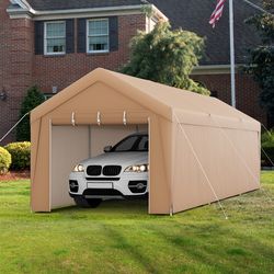 patio heavy-duty all-weather tent carport with galvanized steel frame shelter