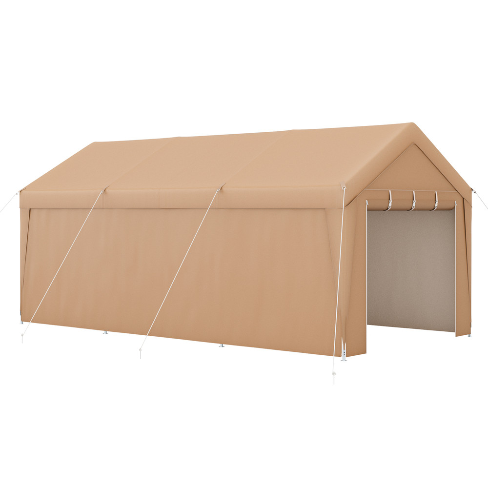 Patio HeavyDuty AllWeather Tent Carport With Galvanized Steel Frame Shelter 6