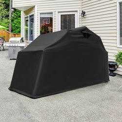 outdoor motorcycle shelter tent, waterproof motorbike storage tent with cover for all-weather protection