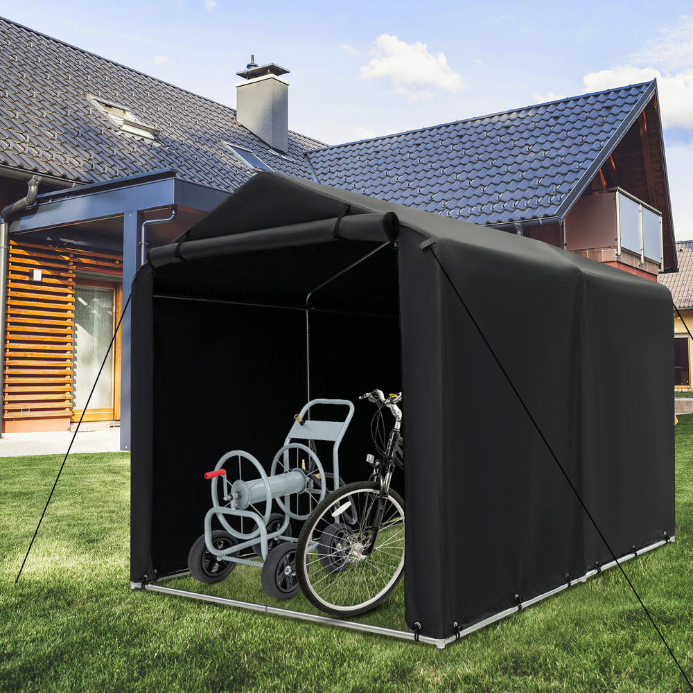 Storage Shelter Outdoor Bike Tent With Waterproof Cover And Zipper Door HeavyDuty Windproof Bike Sh 6