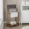 Freestanding Towel Rack 3 Bar Hand Towel Drying Stand with Bottom Storage Shelf