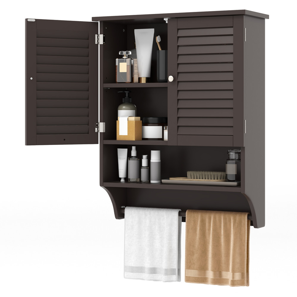 2-Door Bathroom Medicine Cabinet Adjustable Shelves for Optimal Storage & Organization