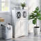 Modern Free-Standing Storage Cabinet Adjustable Shelves for Bathroom Organization & Home Storage