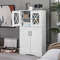Modern Free-Standing Storage Cabinet Adjustable Shelves for Bathroom Organization & Home Storage