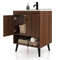 Bathroom Vanity with Sink & Storage Elegant Wooden Cabinet for Bathroom Upgrade