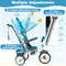 5-in-1 Detachable Baby Stroller Tricycle with Round Canopy