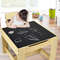Kids Table and Chairs Set with Storage Boxes, Blackboard & Whiteboard Drawing Table for Toddlers
