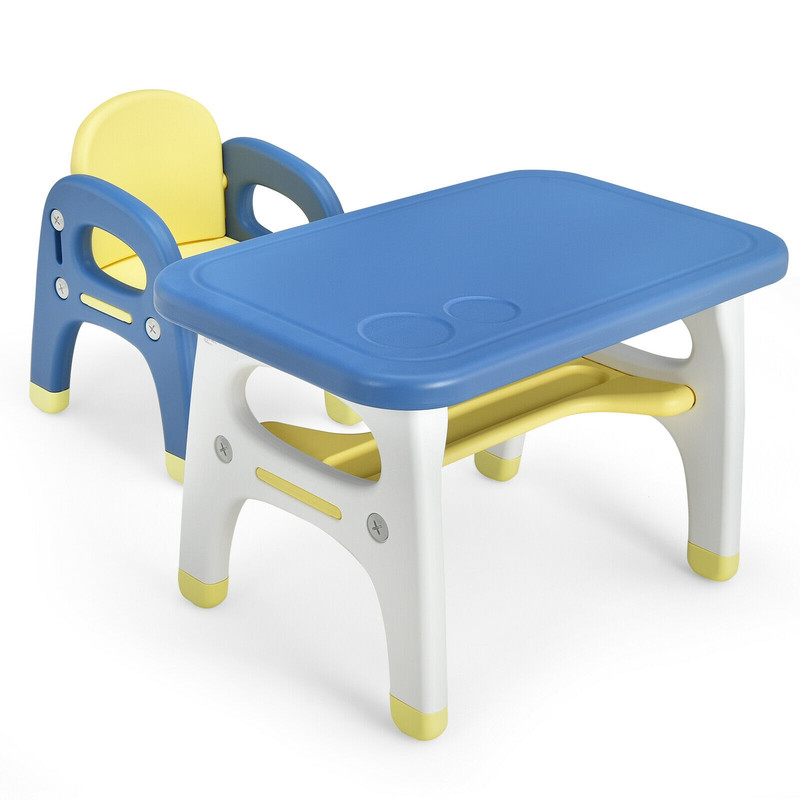 Kids Activity Table and Chair Set with Montessori Toys, Fun & Learning for Preschool & Kindergarten