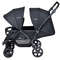 Foldable Lightweight Double Baby Stroller Front & Back Seats for Twins or Siblings