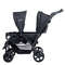 Foldable Lightweight Double Baby Stroller Front & Back Seats for Twins or Siblings