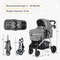 Reversible Seat Baby Stroller 2 in 1 Convertible Travel System with Shockproof Wheels & One Hand Fold