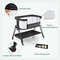 Portable Bedside Sleeper for Baby with 7 Adjustable Heights, Foldable Co Sleeper with Storage Shelf