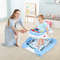 6 in 1 Foldable Baby Walker with Adjustable Height, Multi Activity Center with Music & Snack Tray