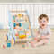 Wooden Baby Walker Push & Pull, 8-in-1 Learning Activity Center with Wheels