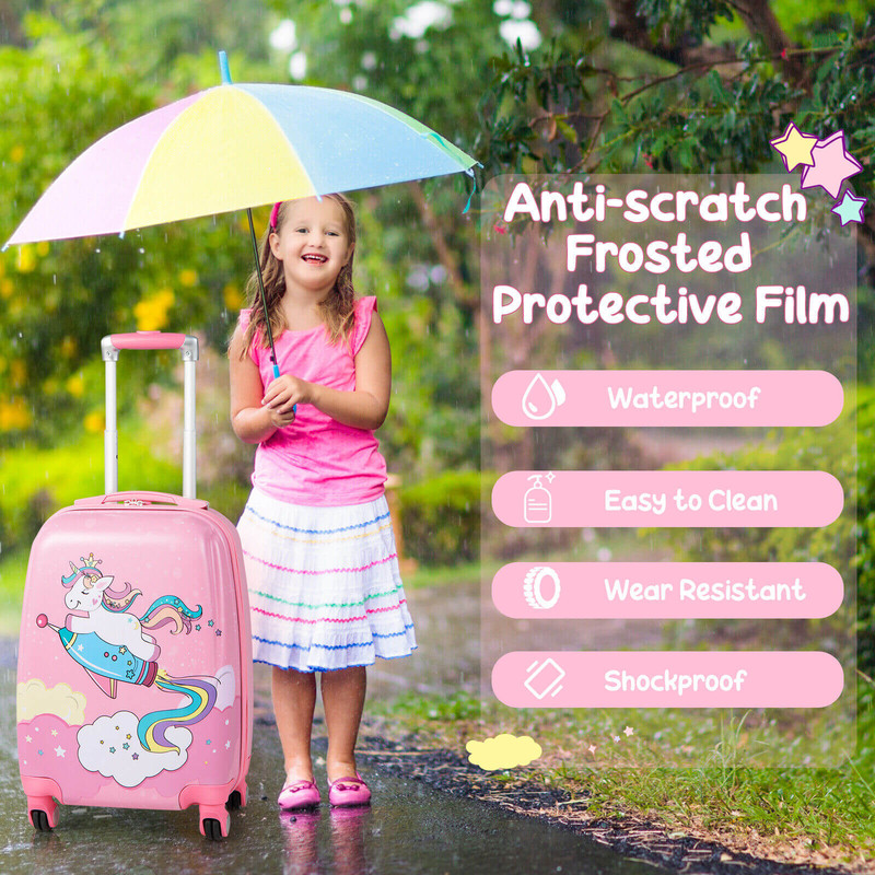 2 Piece Kids Luggage Set 18 CarryOn Suitcase With 12 Inch Backpack For Travelinch 5