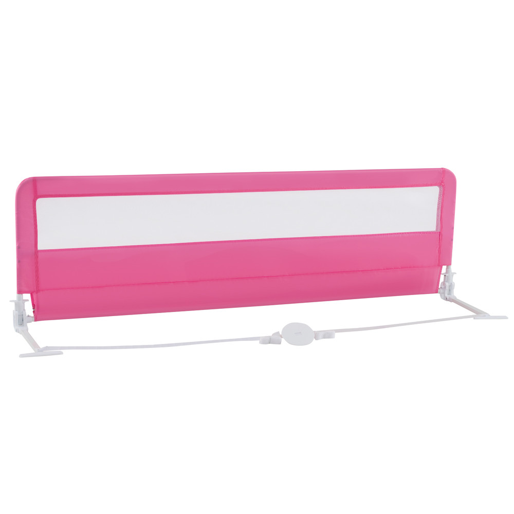 71-Inch Extra Long Swing Down Bed Guardrail with Safety Straps, Heavy-Duty & Adjustable