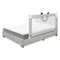 57 Inches Bed Rail for Toddlers, Double Lock Safety Guard with Adjustable Height