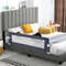 60-Inch Foldable Bed Rail, Swing Down Baby Bed Guard Rail with Adjustable Safety Strap