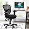 Ergonomic Mesh Office Chair with Adjustable Back & Armrests, 300lb Capacity Reclining Task Chair