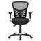 Ergonomic Mesh Office Chair with Adjustable Back & Armrests, 300lb Capacity Reclining Task Chair