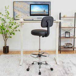 high back executive chair with adjustable lumbar support & headrest ergonomic office chair
