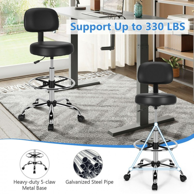 High Back Executive Chair with Adjustable Lumbar Support & Headrest Ergonomic Office Chair