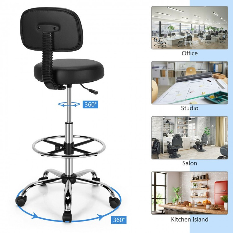 High Back Executive Chair with Adjustable Lumbar Support & Headrest Ergonomic Office Chair