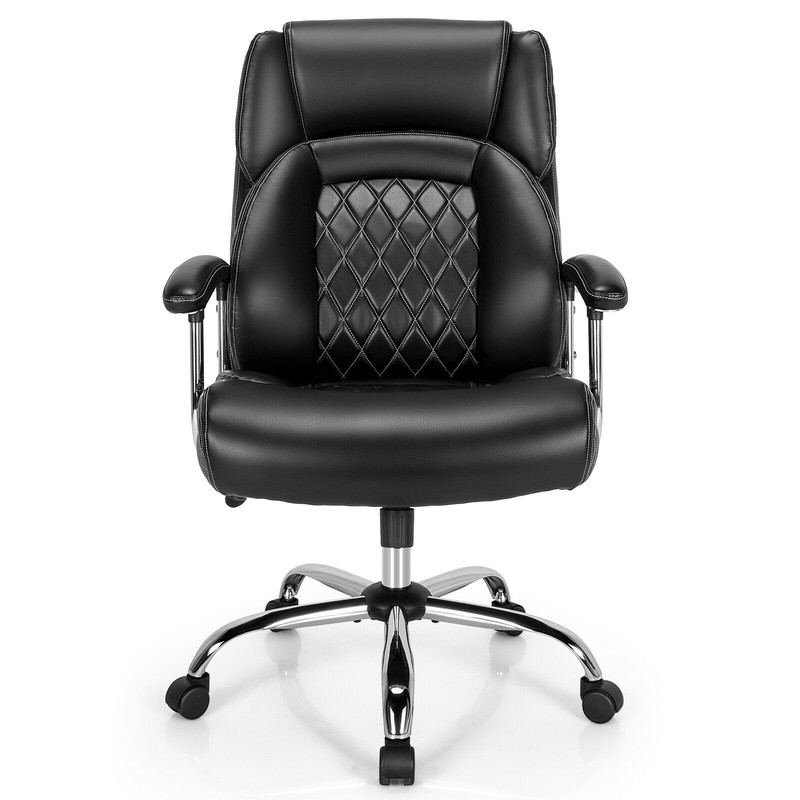 Modern Mesh Office Chair for Big & Tall Adjustable Ergonomic Executive Chair with 360° Swivel