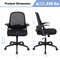 Ergonomic Mesh Office Chair with Flip up Arms, Adjustable Height Swivel Rolling Desk Chair for Home Office Computer Work