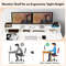 Modern Computer Desk For Office Dual 3Tier Bookshelves With Elevated Monitor Shelf 3
