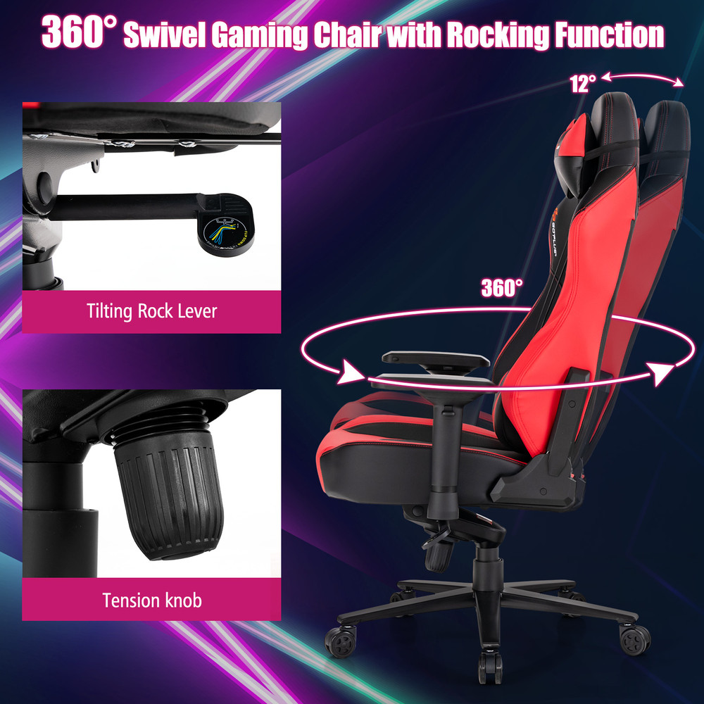 Modern Swivel Office Chair With Roller Casters Comfortable For Home  Workspace 2