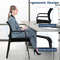 Stackable Reception Room Chairs With Padded Seat Ergonomic Office Guest Chairs With Mesh Back Armr 3