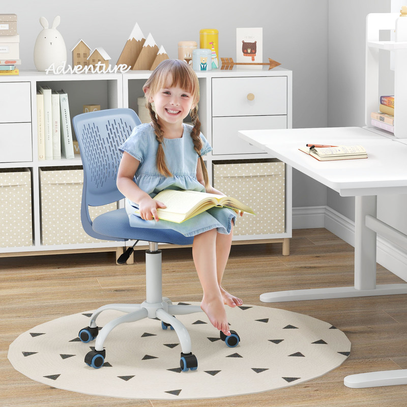 HeavyDuty Ergonomic Children Study Chair With Adjustable Height Kids Desk Chair With Breathable Mes 1