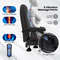 Massage Adjustable Executive Chair With Armrests And Retractable Footrest Ergonomic PU Leather Offi 5